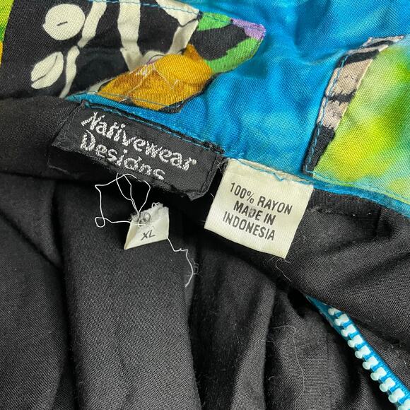 Nativewear Designs Vintage Patchwork Quilt Slouchy Bomber Jacket womens XL - Picture 16 of 17